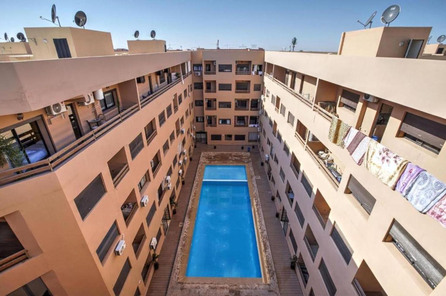 Appartement Gueliz Centre Marrakesh Buitenkant foto